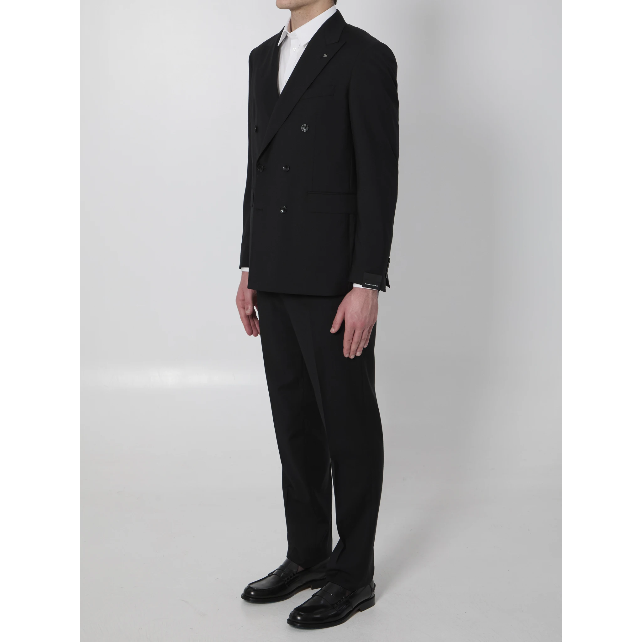 Super 110s virgin wool double-breasted suit