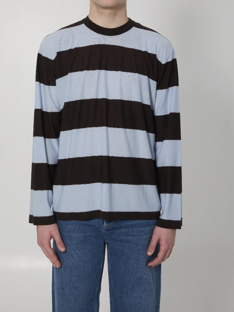 Striped cashmere sweater