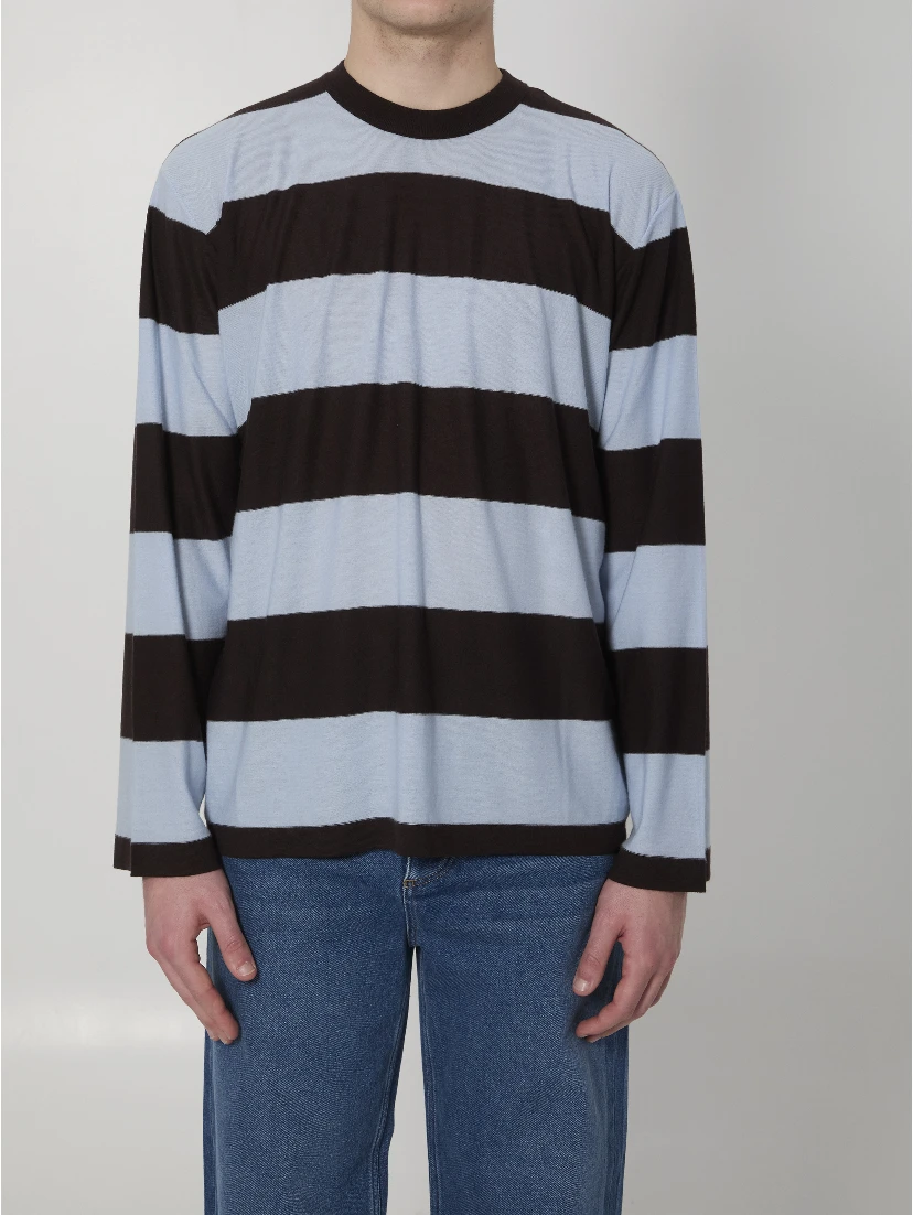 Striped cashmere sweater