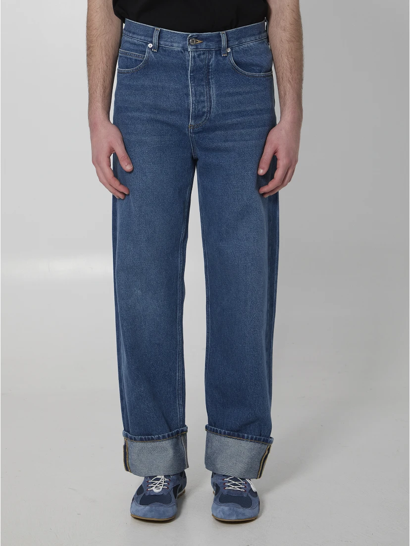 Cuffed jeans