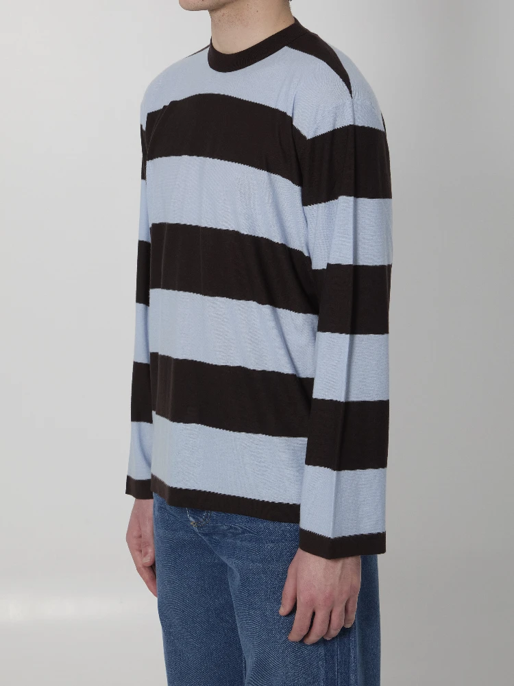 Striped cashmere sweater alternative