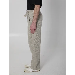 Twisted belted pants