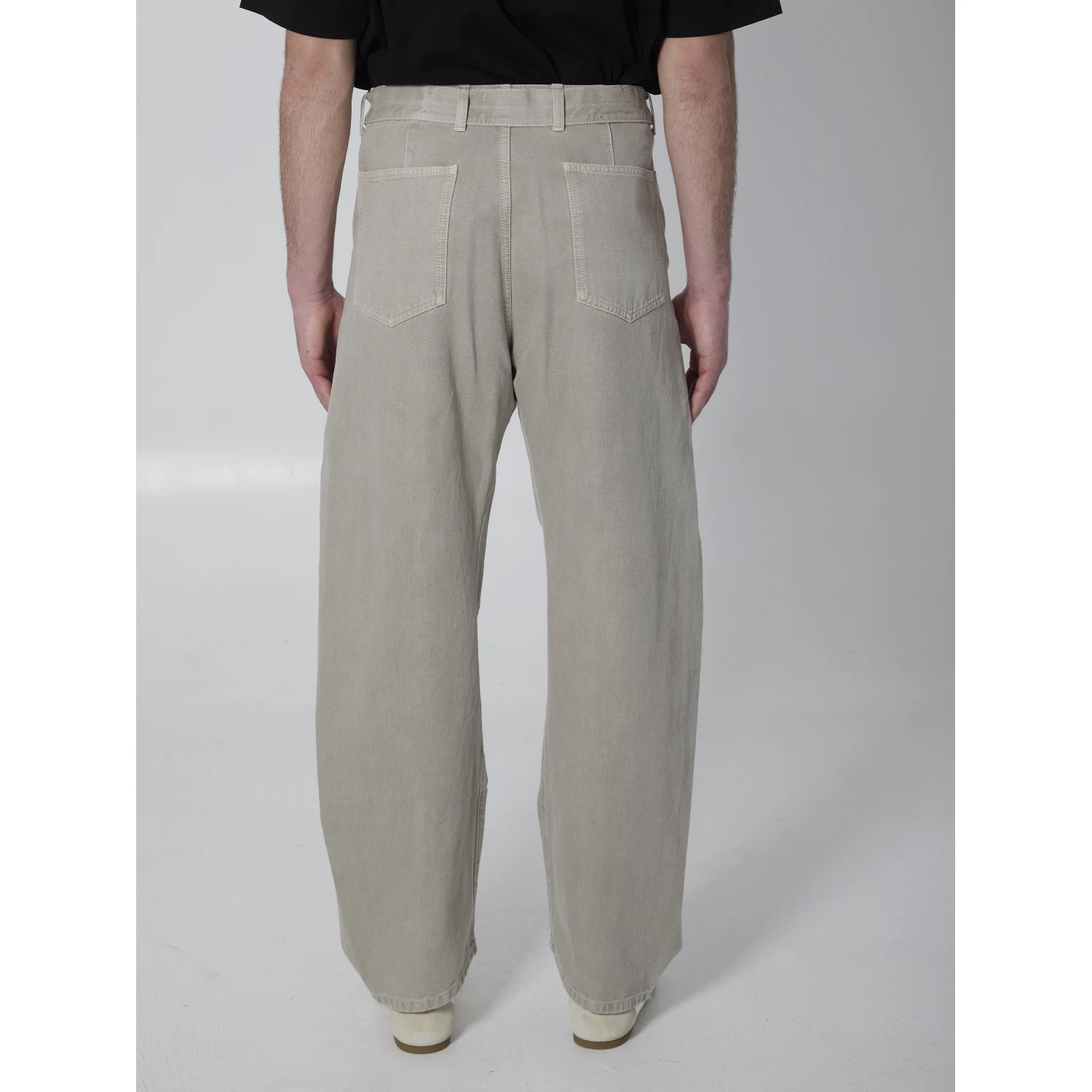 Twisted belted pants