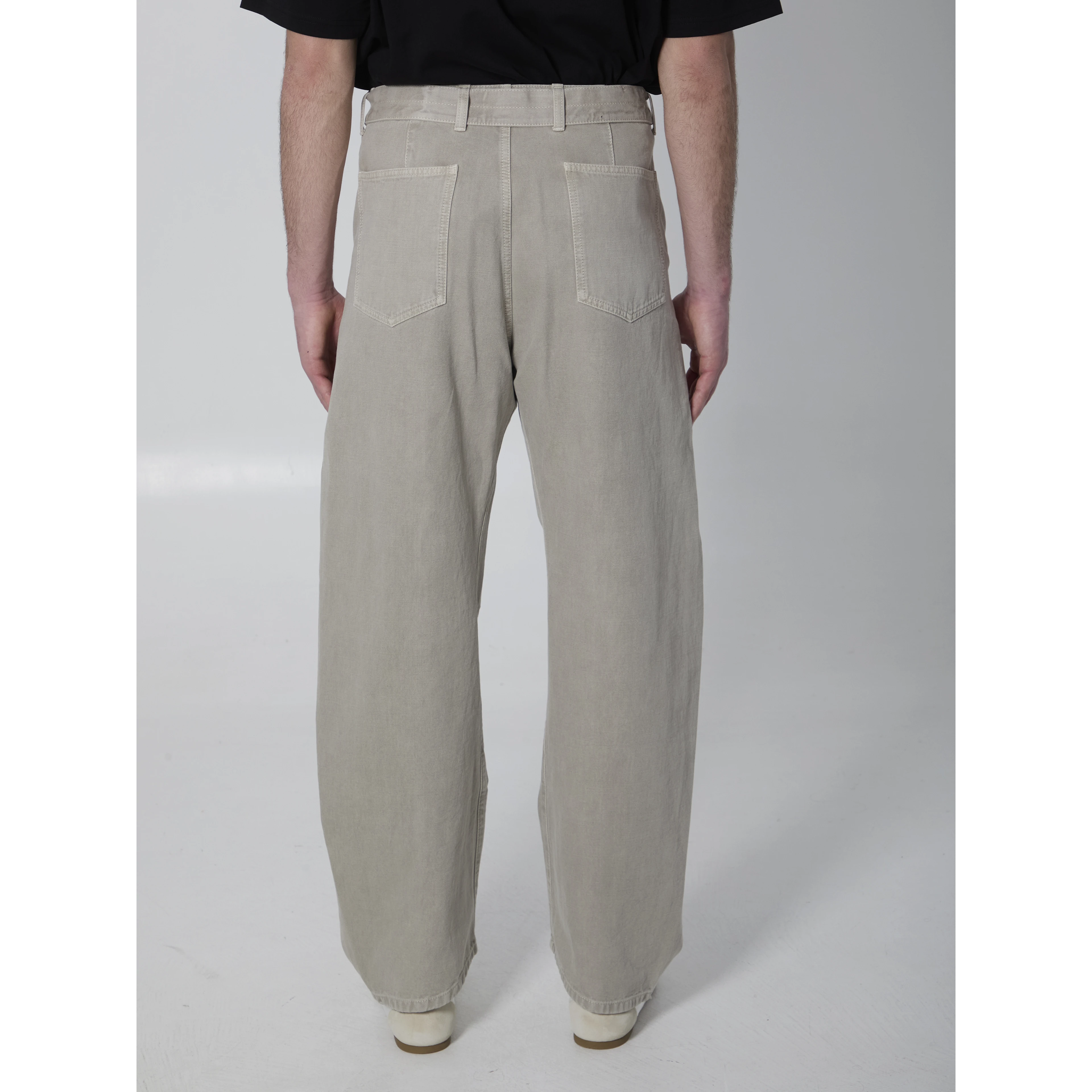 Twisted belted pants
