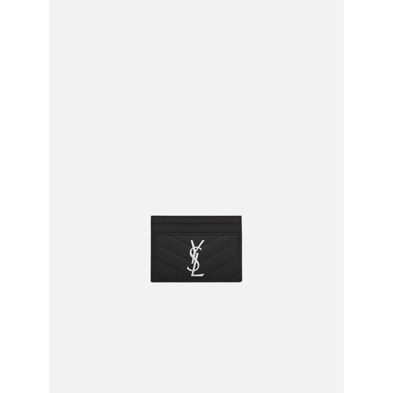 SAINT LAURENT CASSANDRE METELASSE card holder