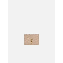 SAINT LAURENT CASSANDRE METELASSE card holder