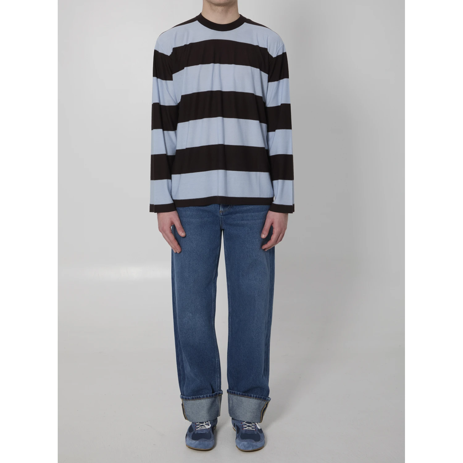 Striped cashmere sweater