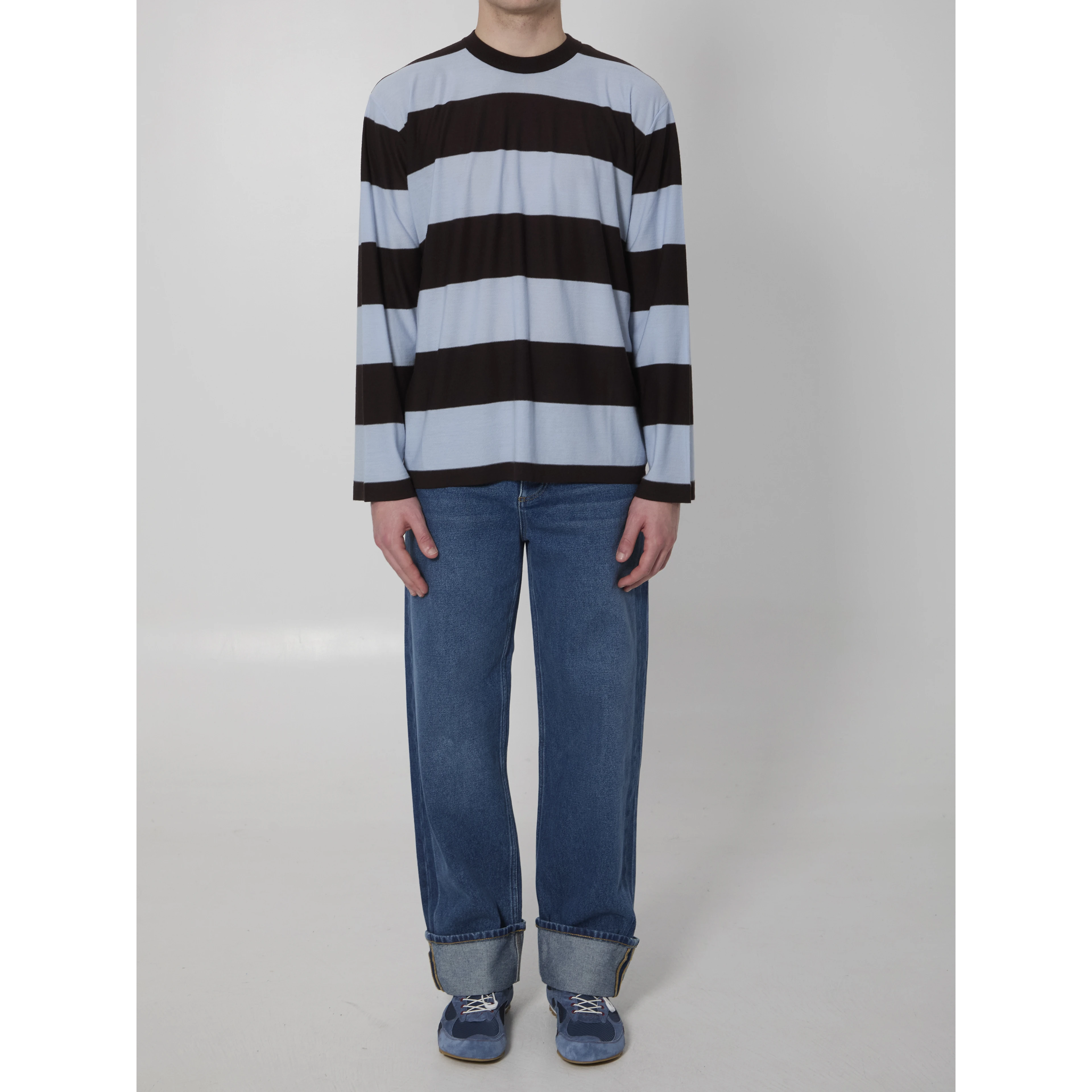 Striped cashmere sweater