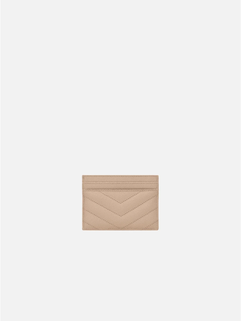 SAINT LAURENT CASSANDRE METELASSE card holder