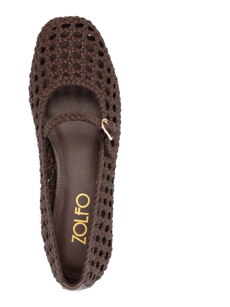 ZOLFO Flat shoes Brown alternative