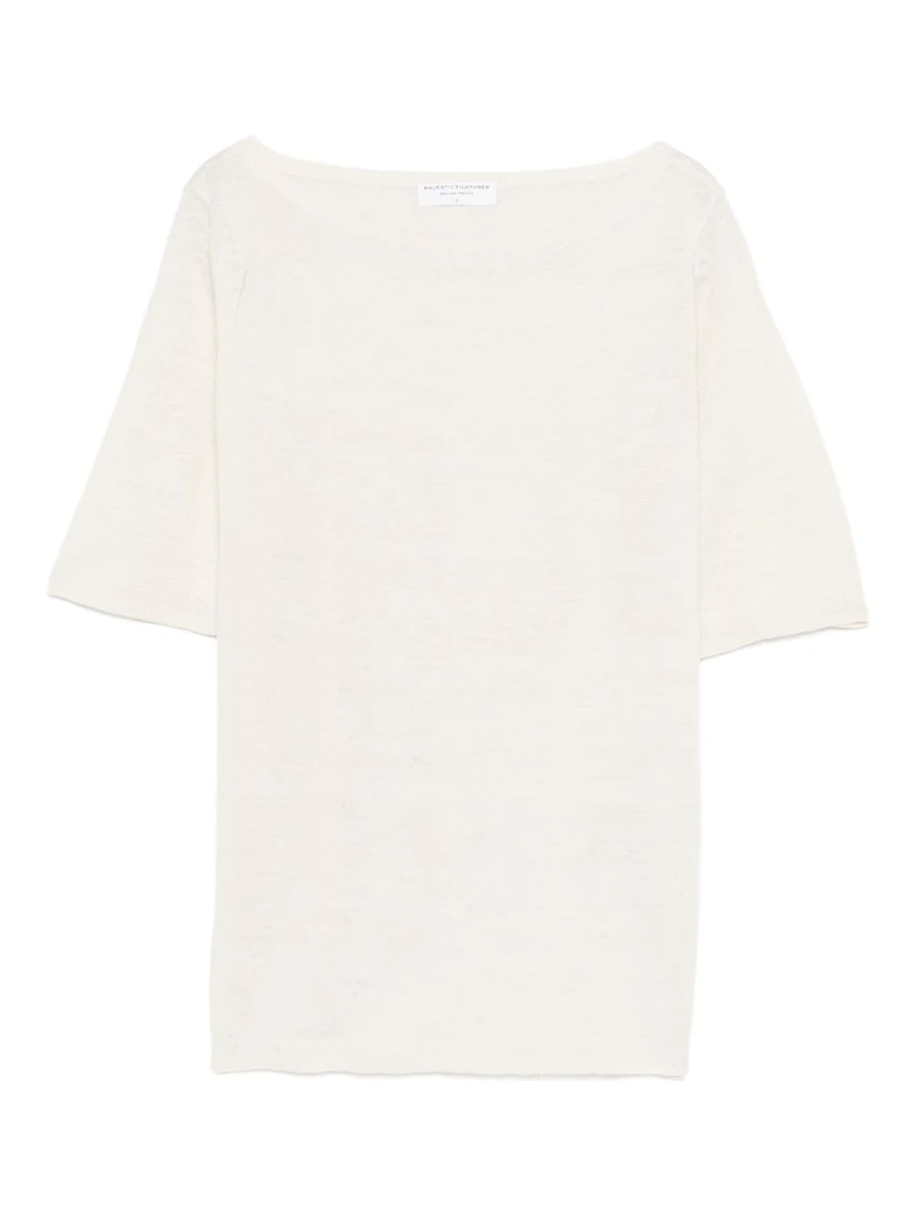Majestic Filatures T-shirts and Polos Beige