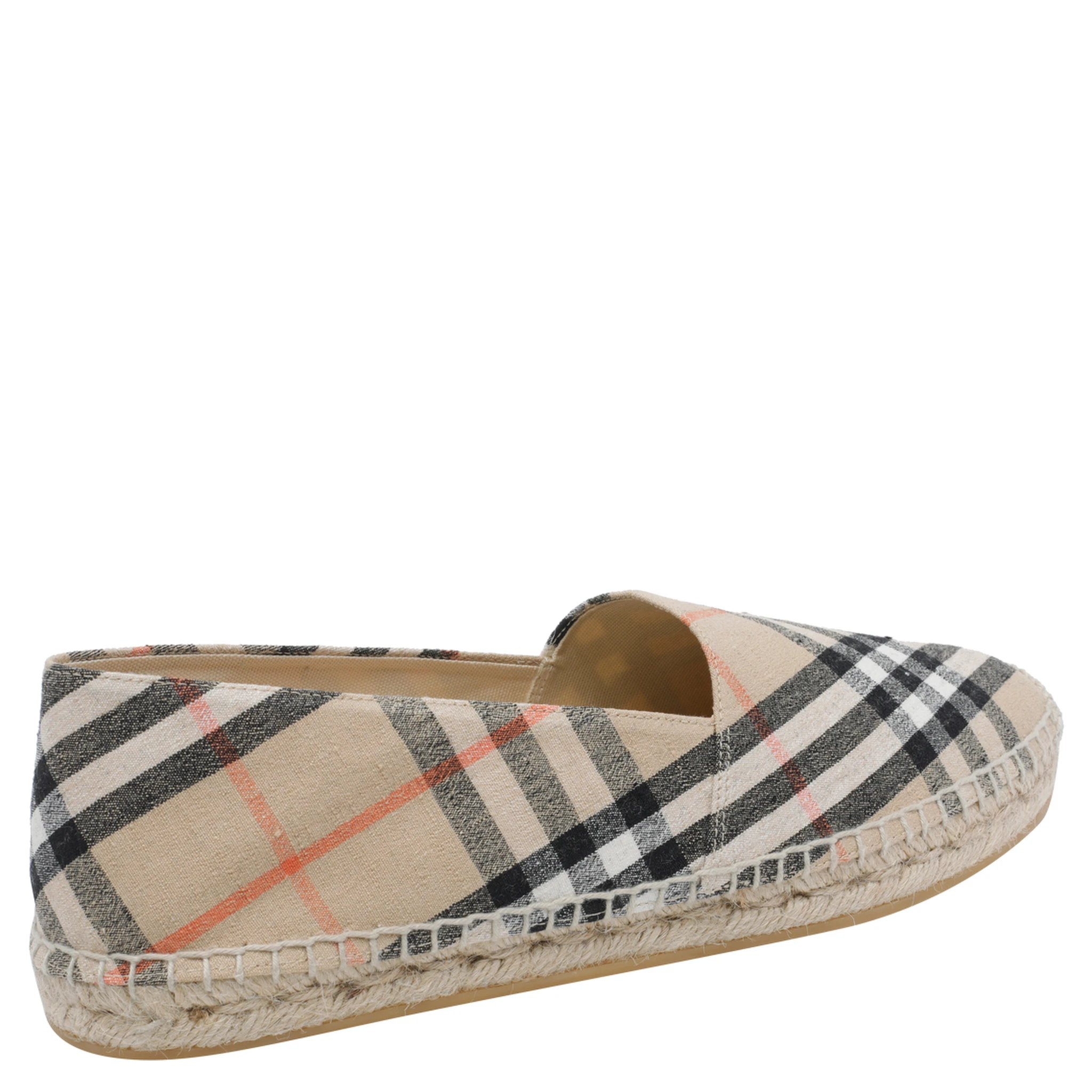 حذاء بربري مسطح بيج