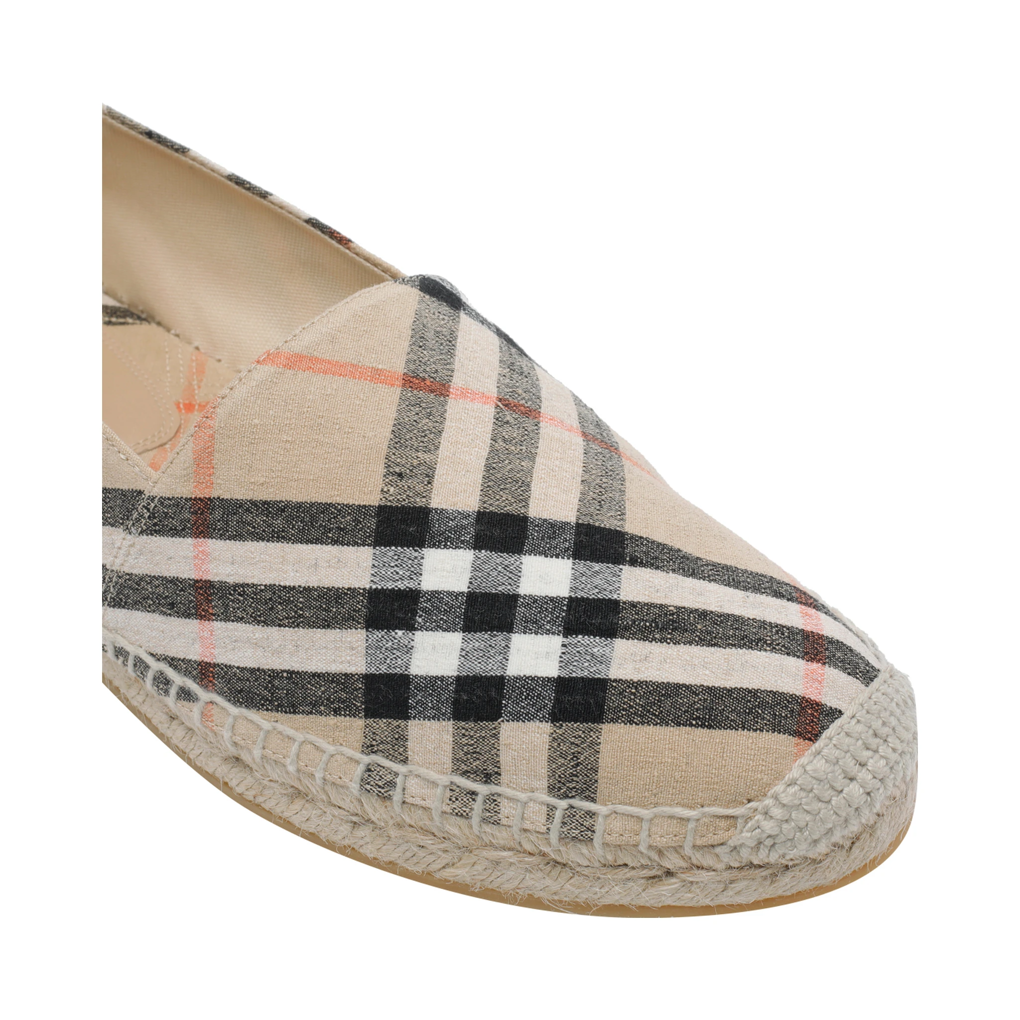 حذاء بربري مسطح بيج