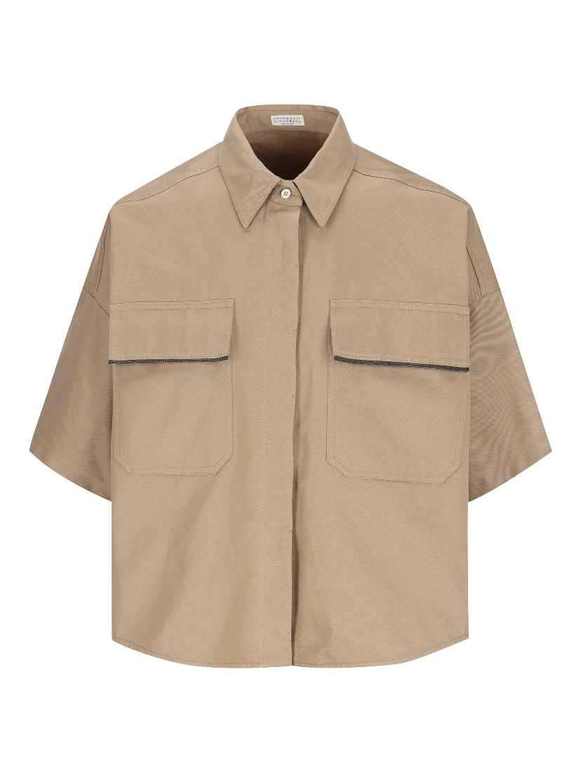 Brunello Cucinelli Shirts Beige