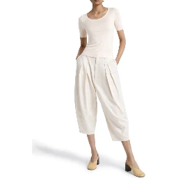 "TROMPE L'OEIL" VISCOSE AND SILK TOP