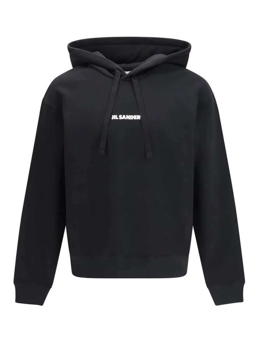 Black Cotton Sweatshirt