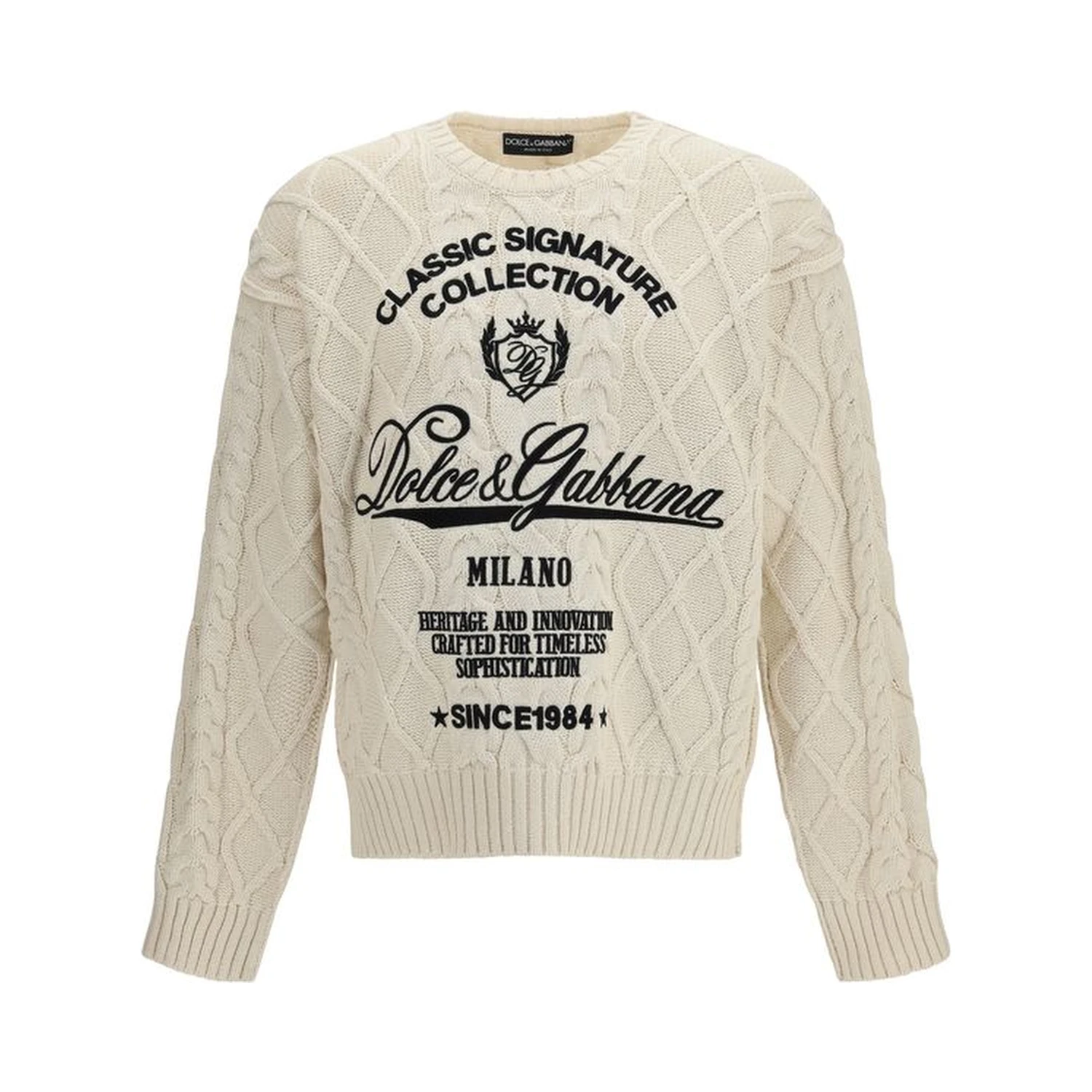 Beige Cotton Sweatshirt