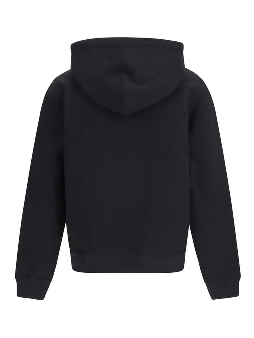 Black Cotton Sweatshirt