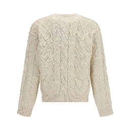 Beige Cotton Sweatshirt