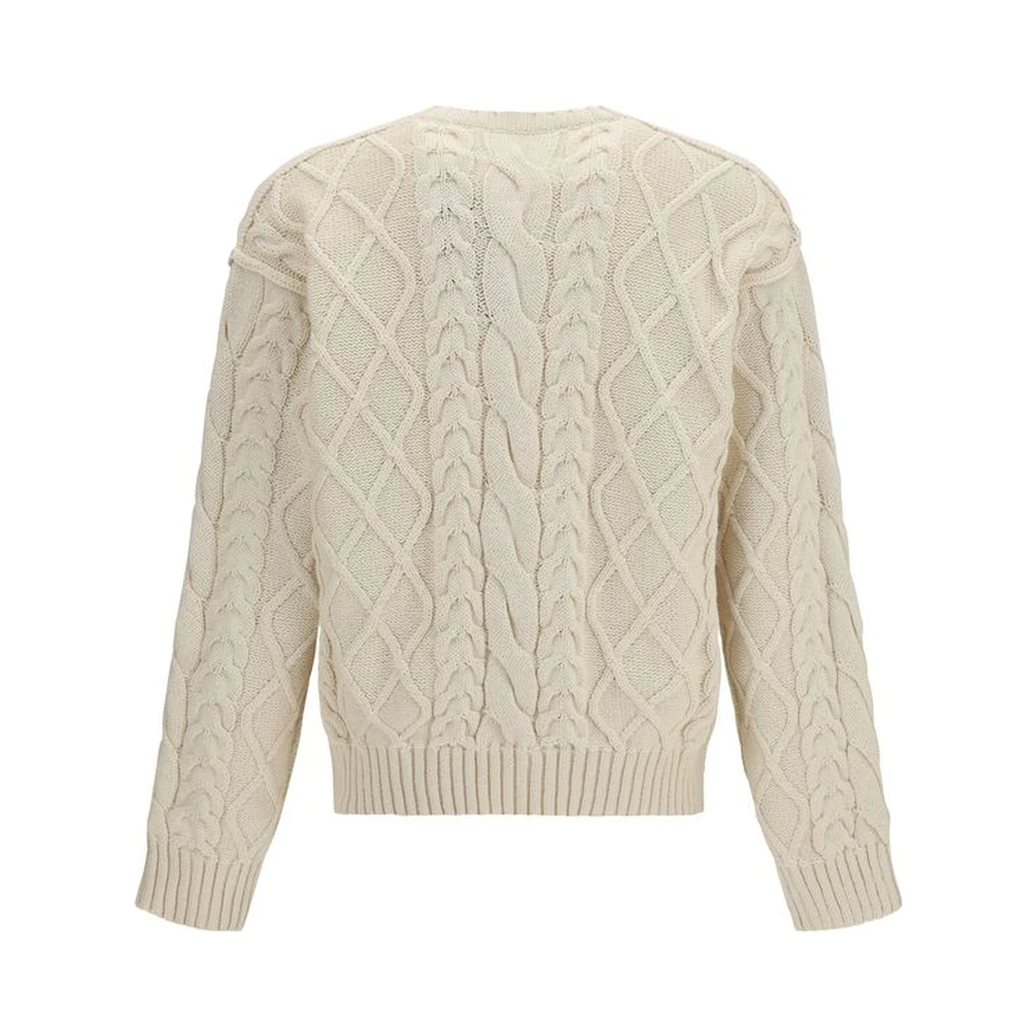 Beige Cotton Sweatshirt