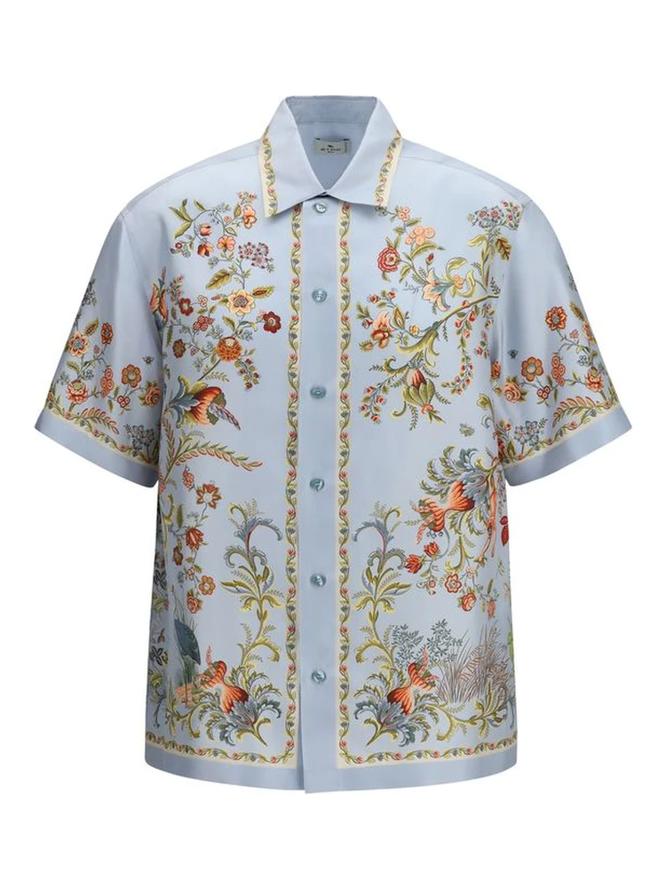 Multicolor Silk Pattern Shirt