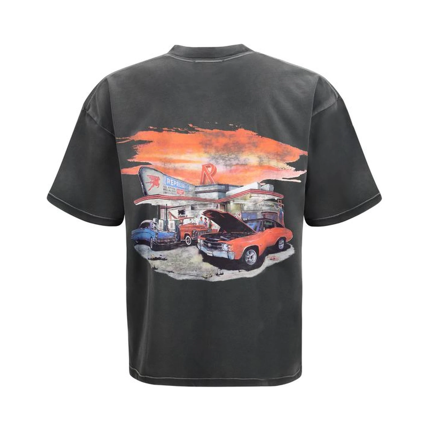 Gray Cotton T-Shirt