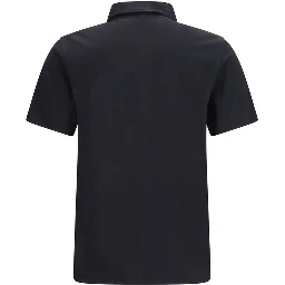 Blue Cotton Polo Shirt