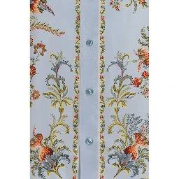 Multicolor Silk Pattern Shirt