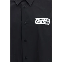 Black Cotton Dress Shirt