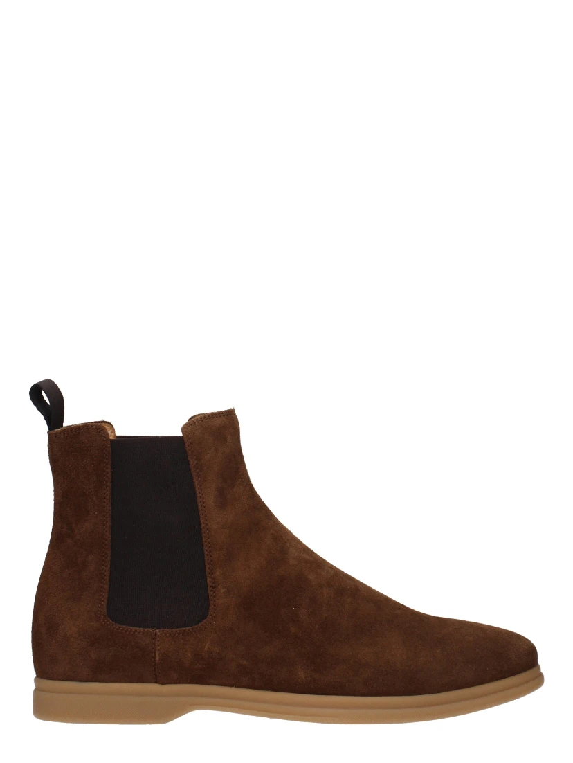 Brown Leather Ankle Boots