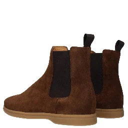 Brown Leather Ankle Boots