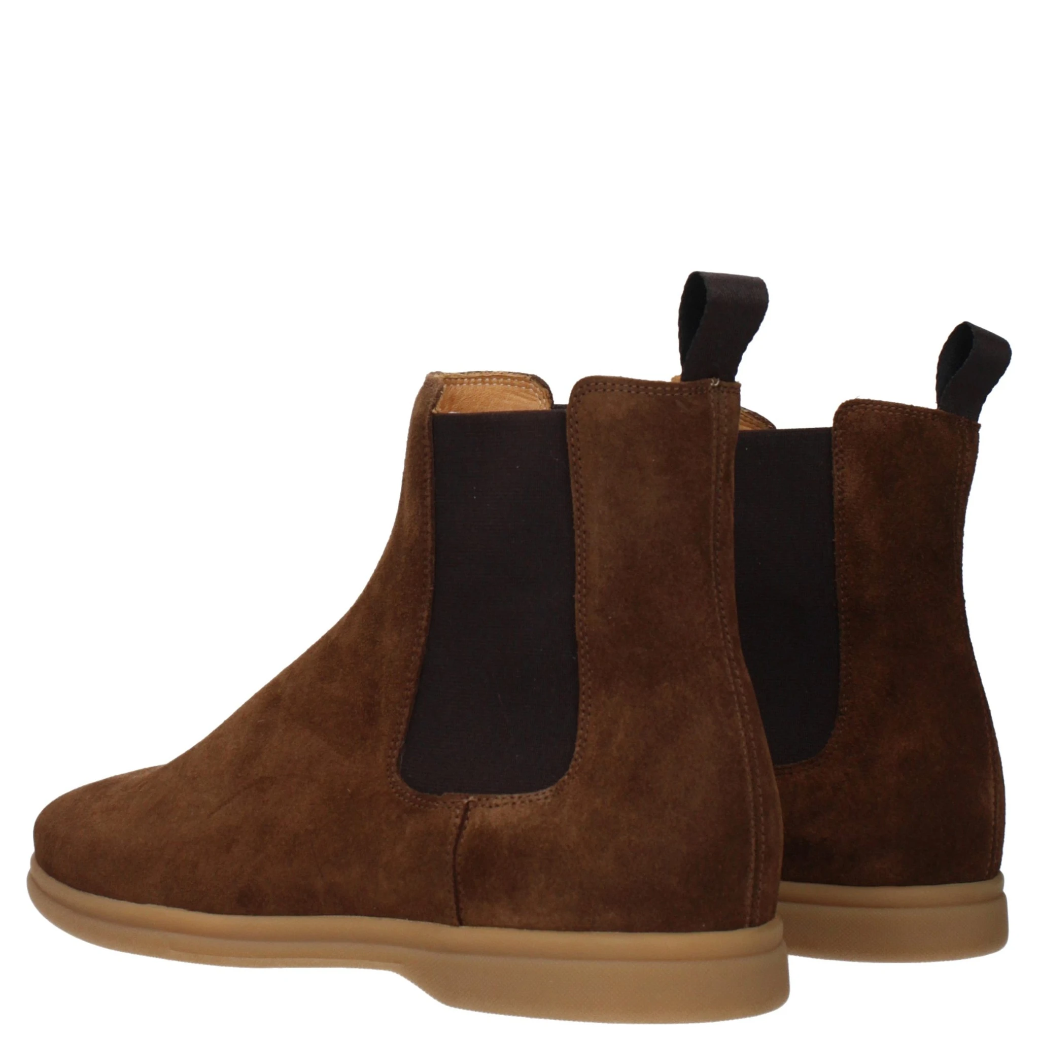 Brown Leather Ankle Boots