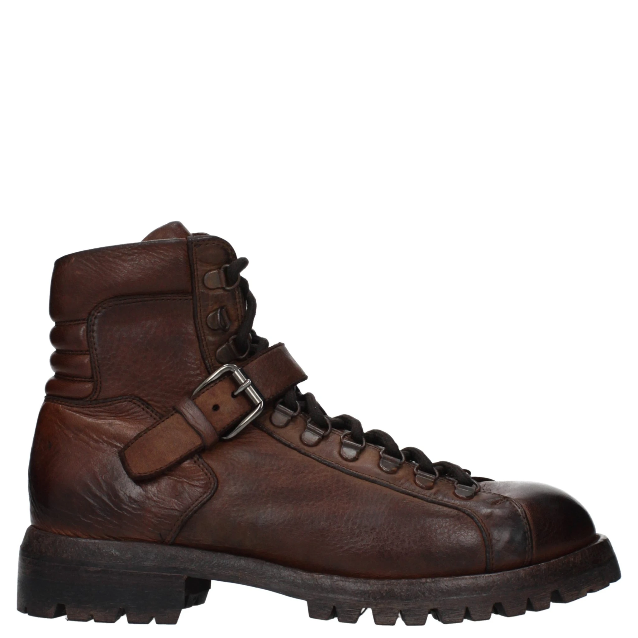 Brown Leather Ankle Boots