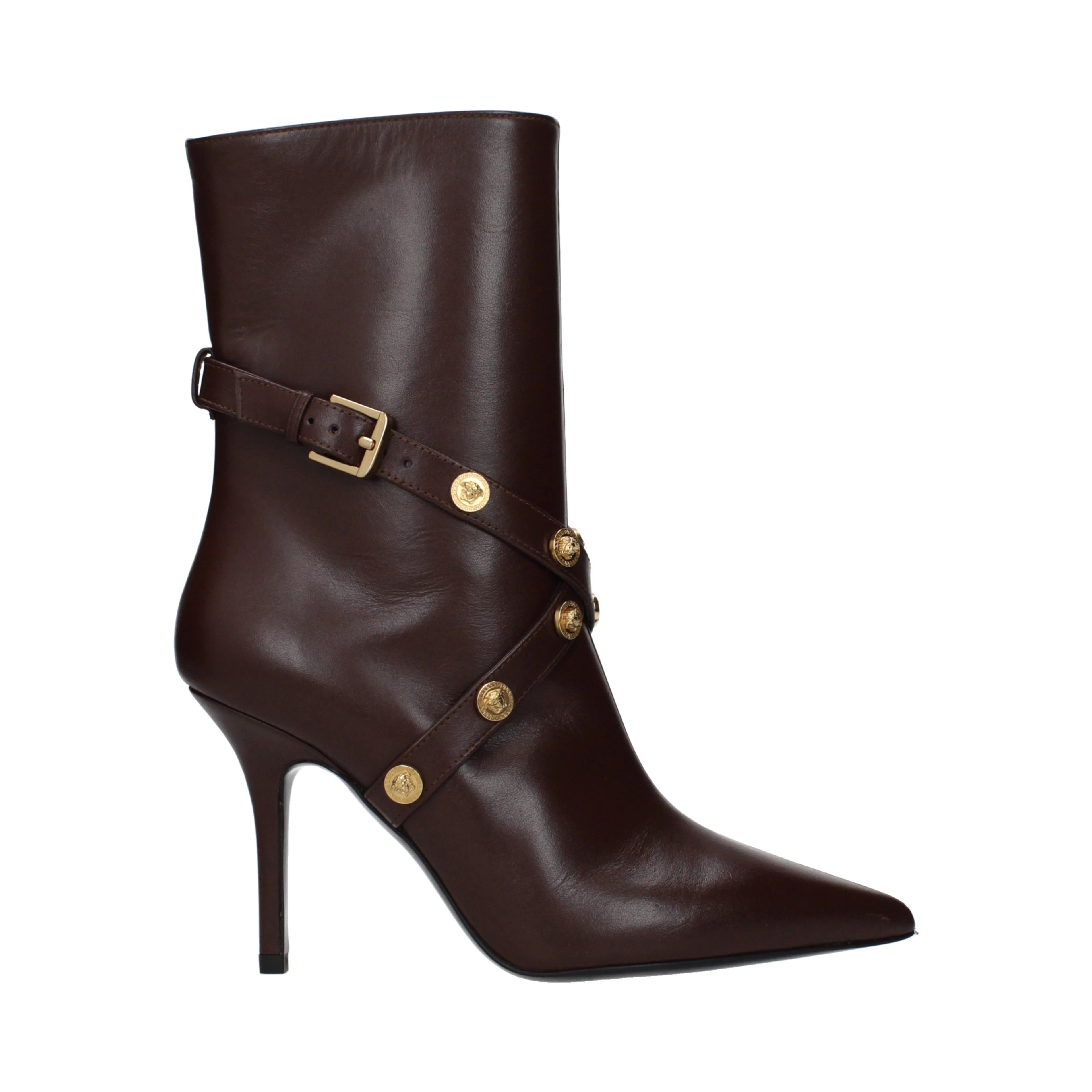 Brown Leather Ankle Boots