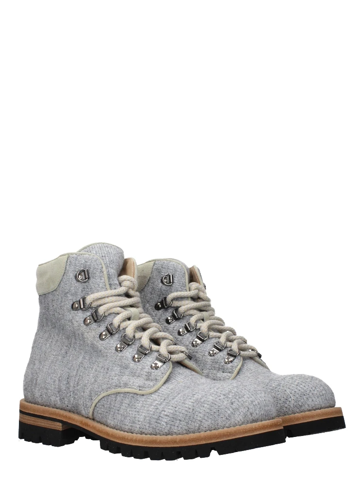 Gray Fabric Ankle Boots alternative