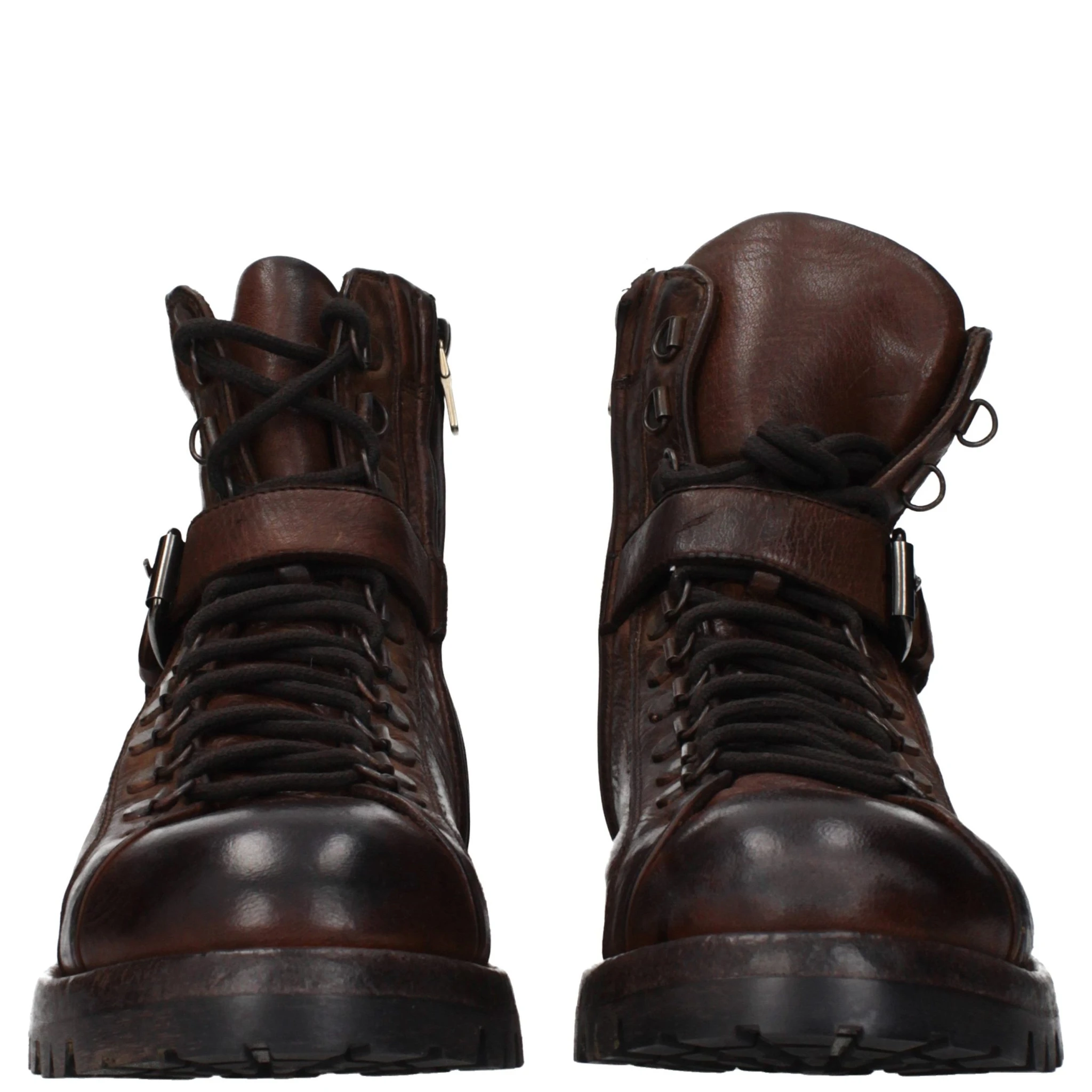 Brown Leather Ankle Boots