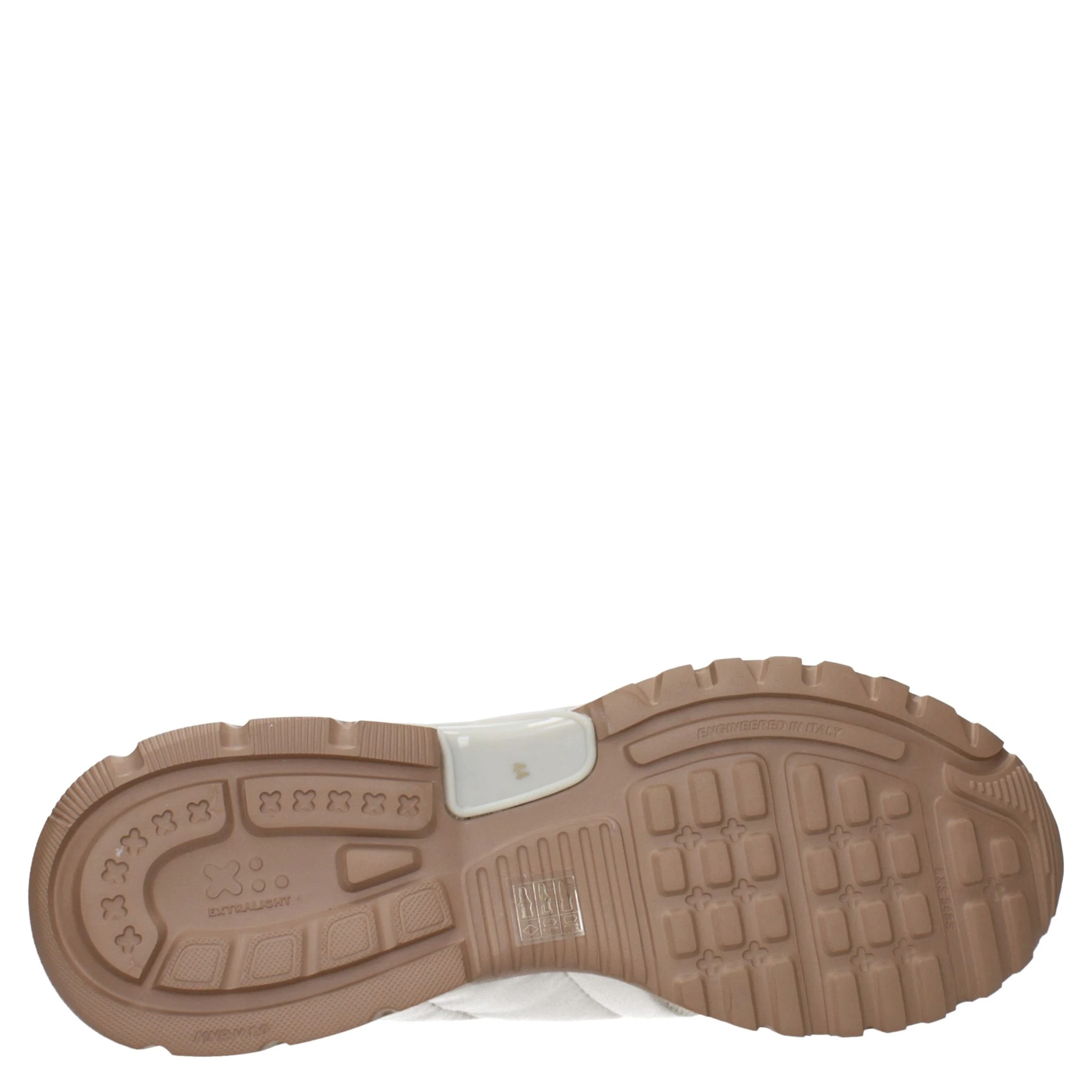 Beige Fabric Chunky Sneakers