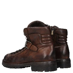 Brown Leather Ankle Boots