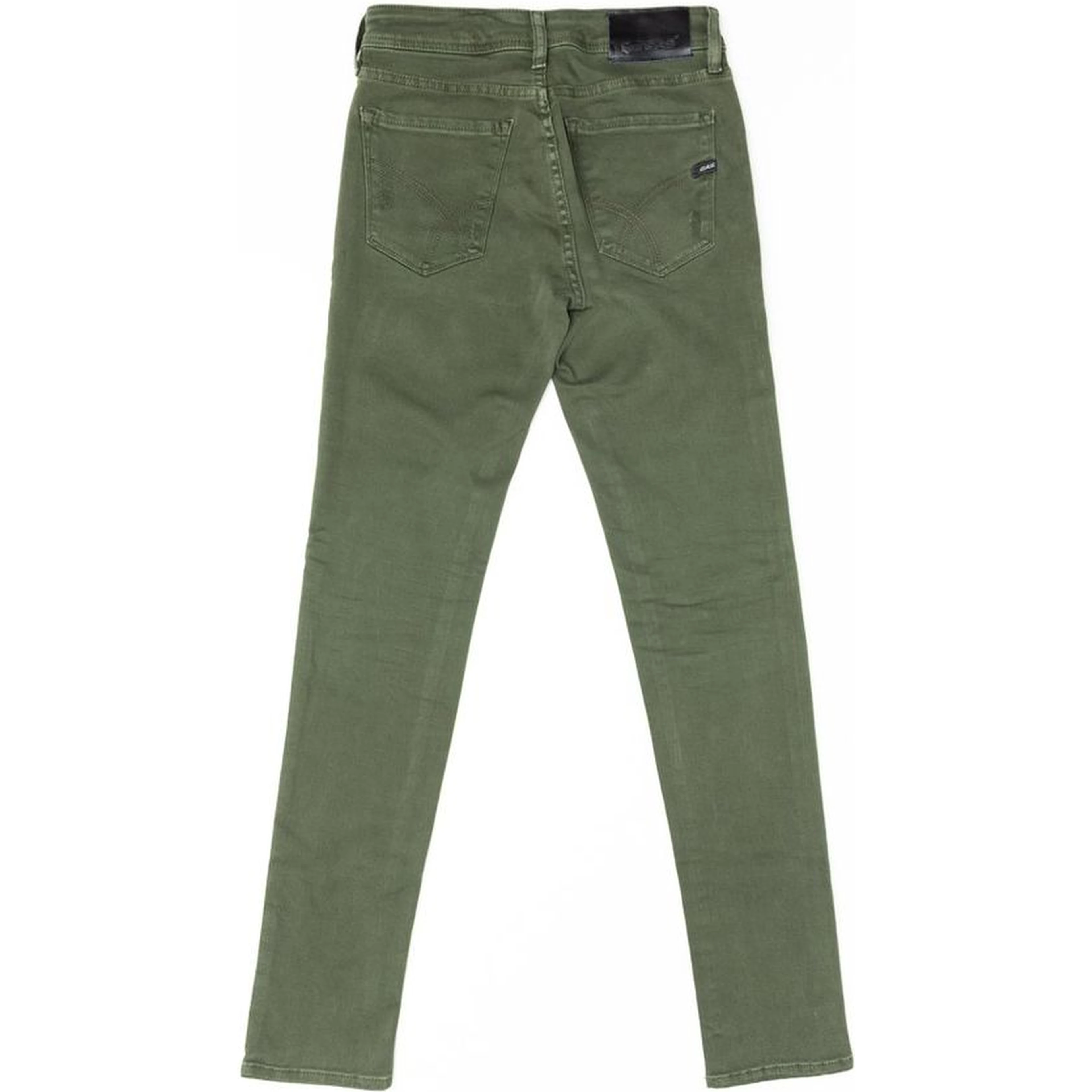 Green Cotton Jeans Denim