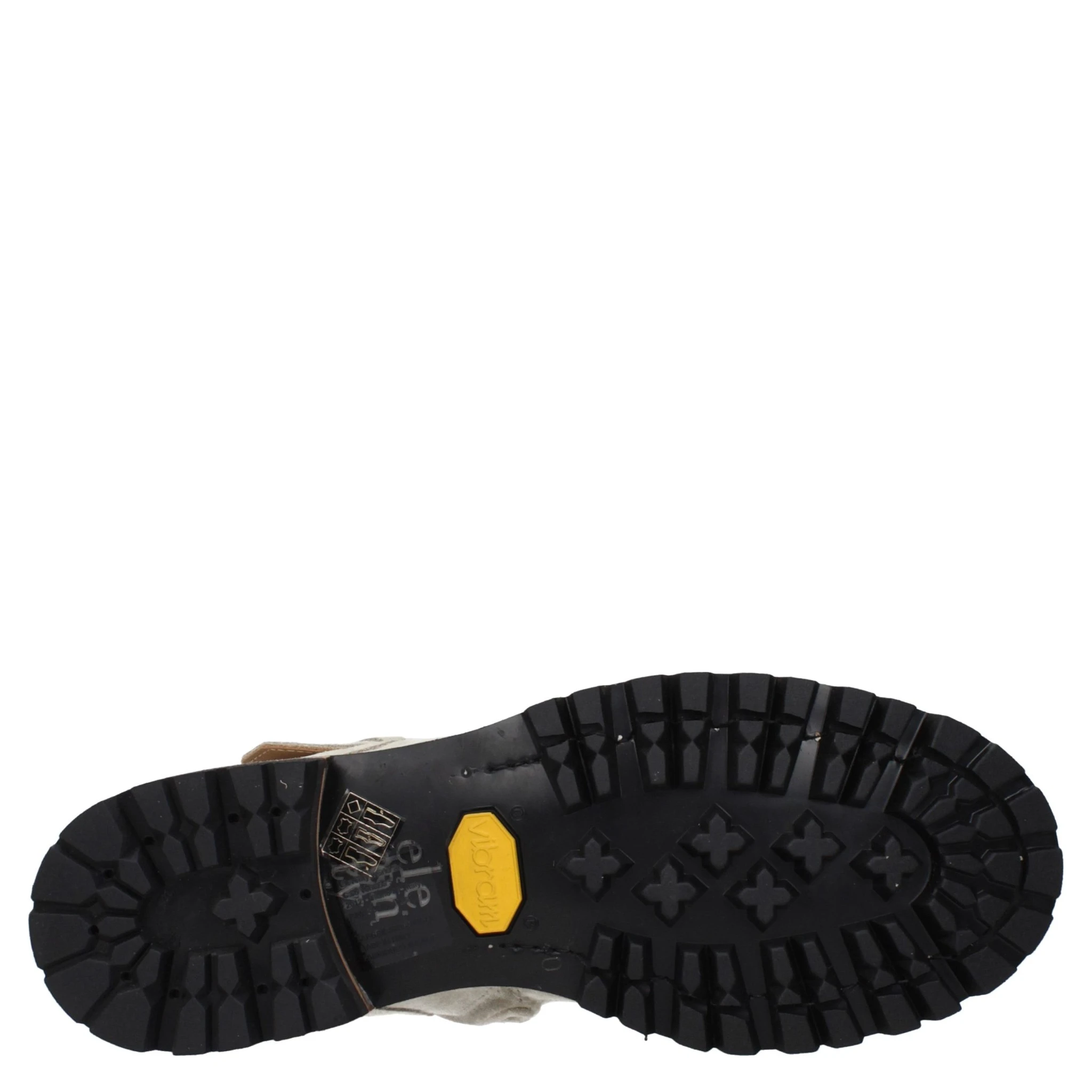 Beige Leather Ankle Boots