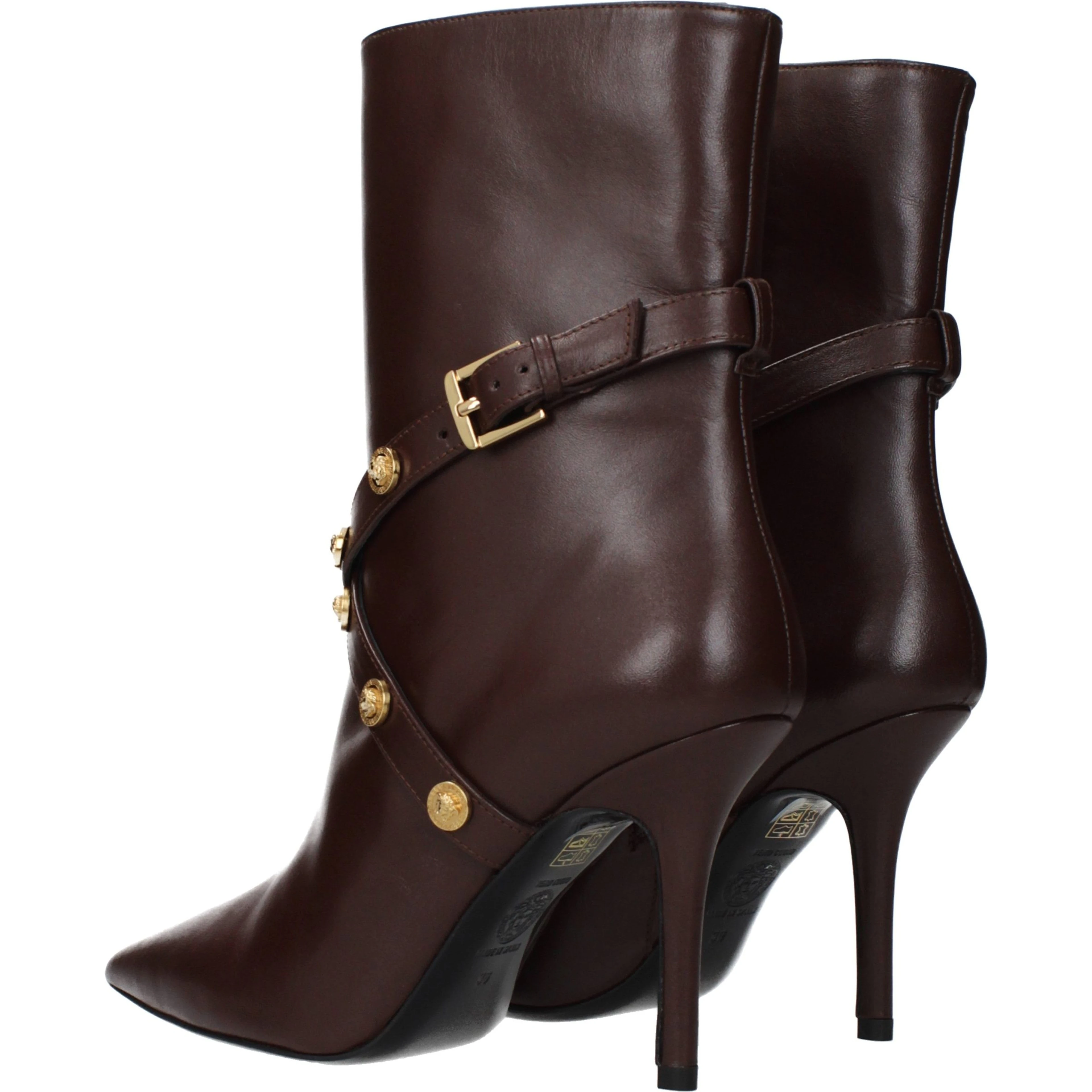 Brown Leather Ankle Boots