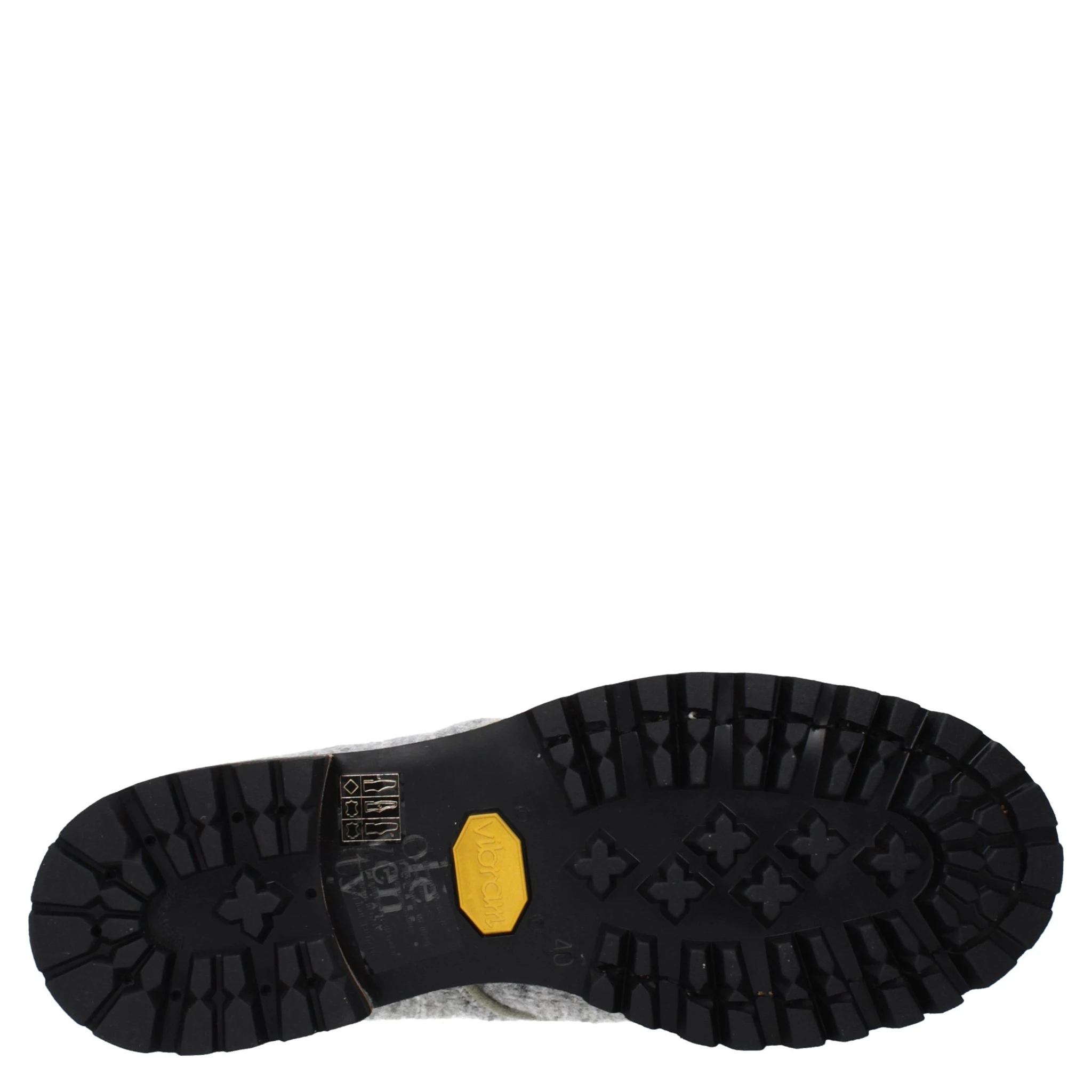 Gray Fabric Ankle Boots