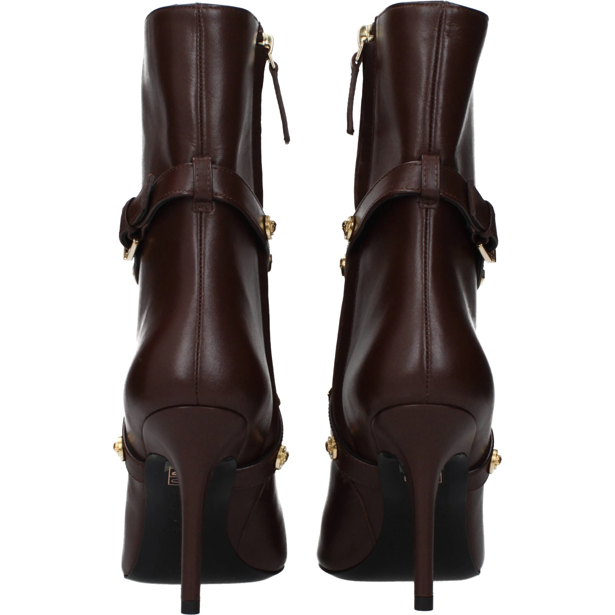 Brown Leather Ankle Boots