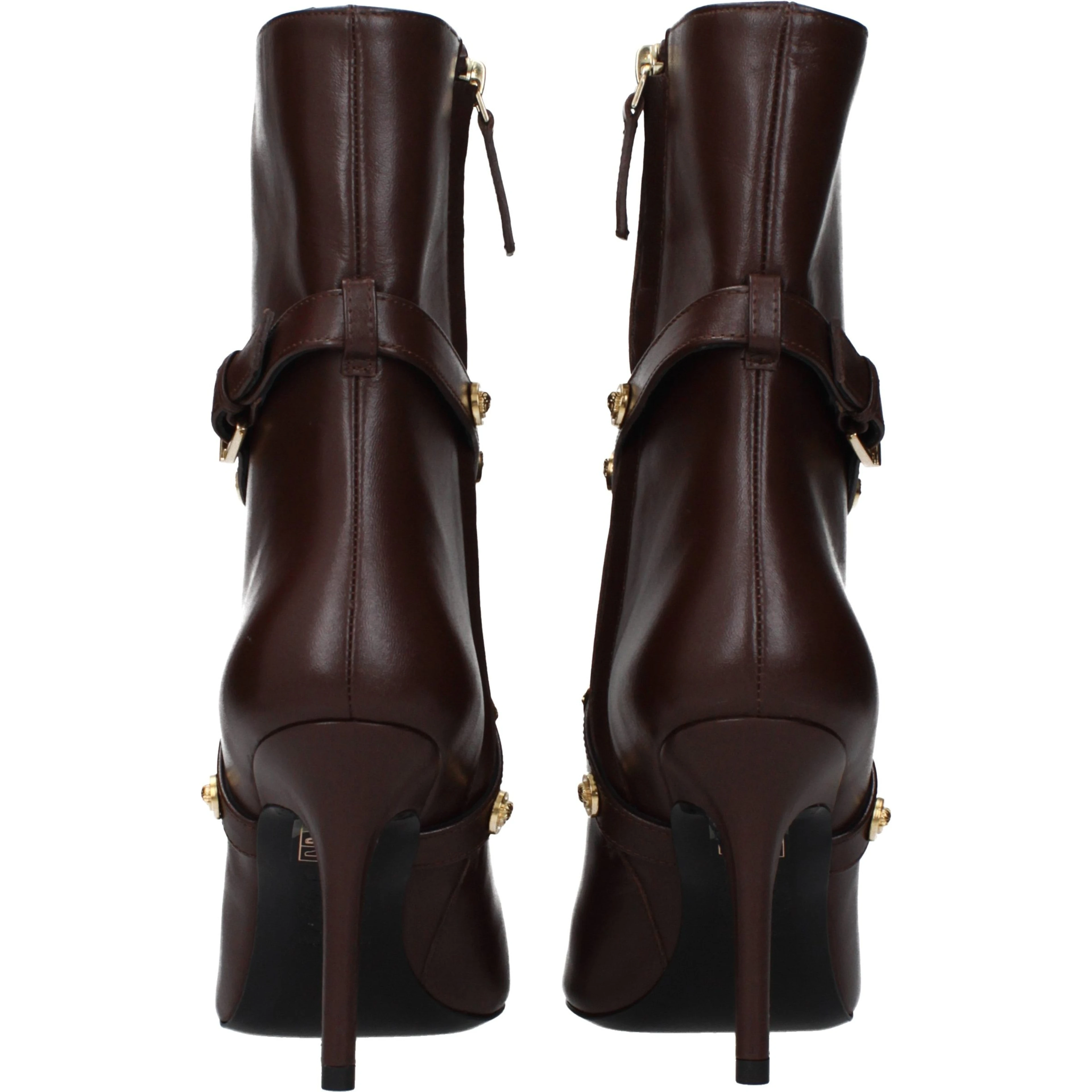 Brown Leather Ankle Boots