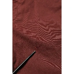 Maroon Mid Waisted Slim Fit Denim Trouser Jeans