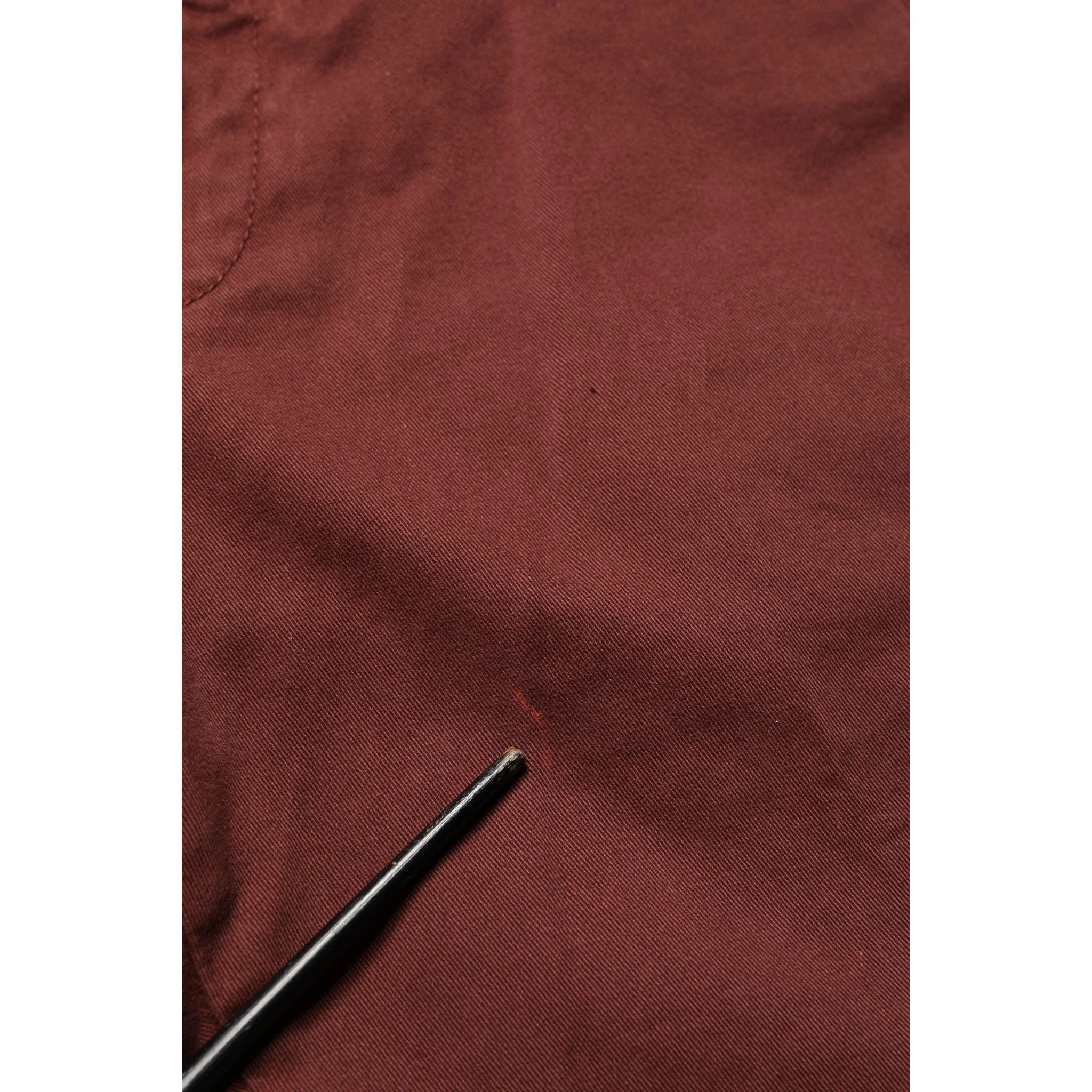 Maroon Mid Waisted Slim Fit Denim Trouser Jeans