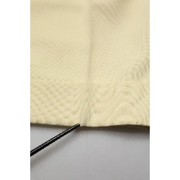 Yellow High Waisted Straight Pleated Trouser Pants