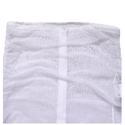White Sheer Nylon Stretch Sheath Maxi Dress