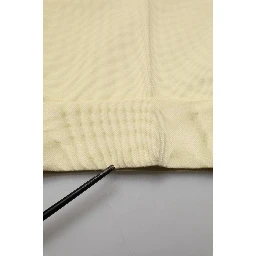 Yellow High Waisted Straight Pleated Trouser Pants