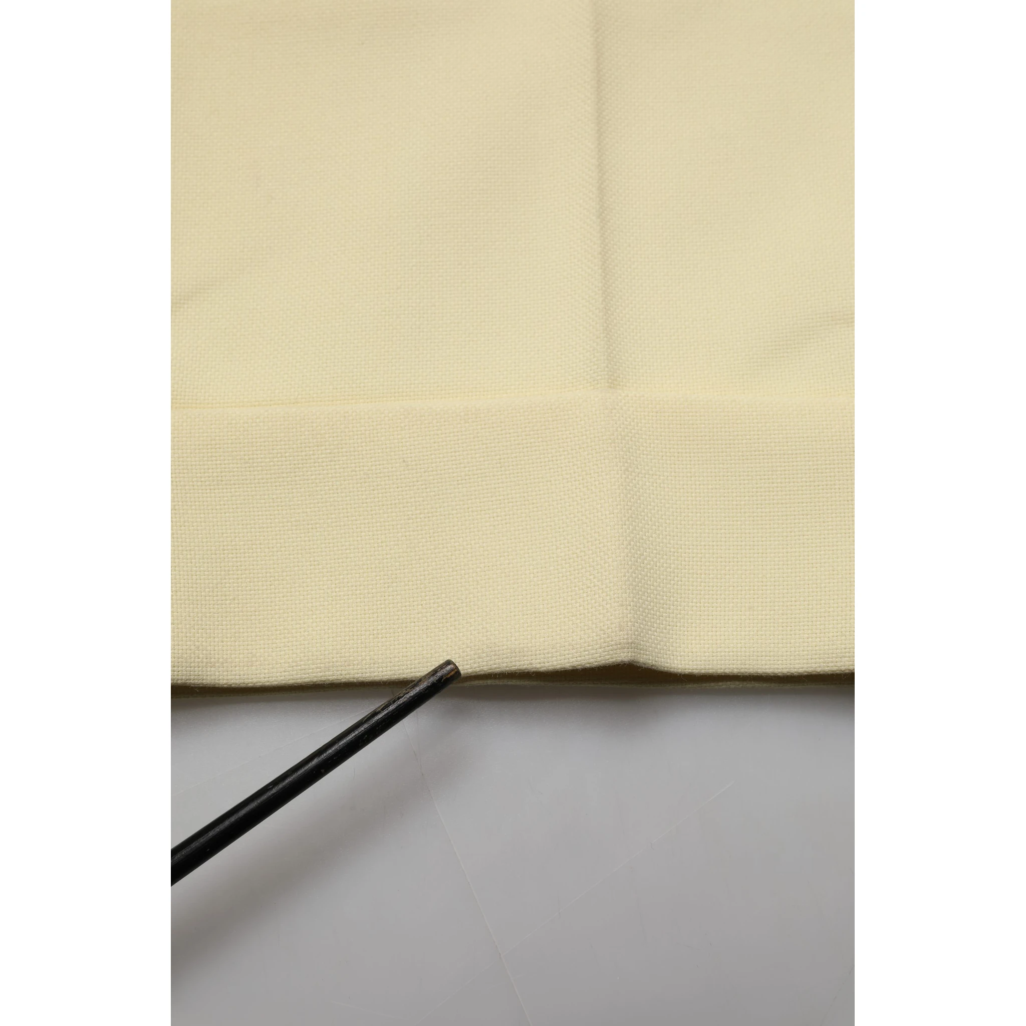 Yellow High Waisted Straight Pleated Trouser Pants